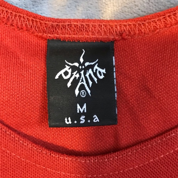 ❤️ PrAna top. Rusty orange-red color. Size M. - Picture 6 of 7
